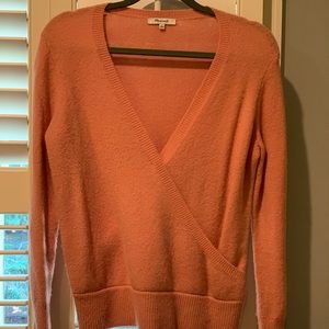 Madewell wrap-front sweater